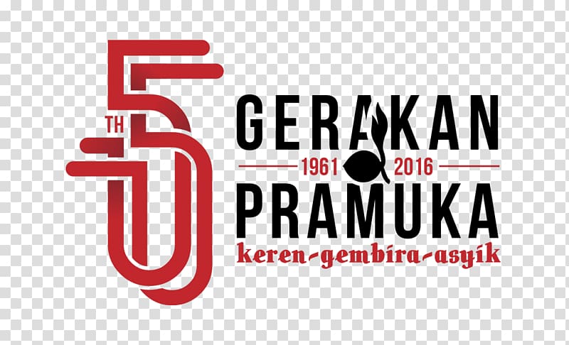 Logo Product design Brand Gerakan Pramuka Indonesia, logo hut ri 2018 transparent background PNG clipart