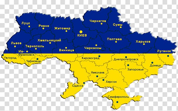 Flag of Ukraine Map West Ukrainian People\'s Republic, map transparent background PNG clipart