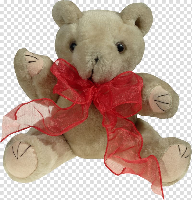 Teddy bear Stuffed toy, Bear scarves transparent background PNG clipart