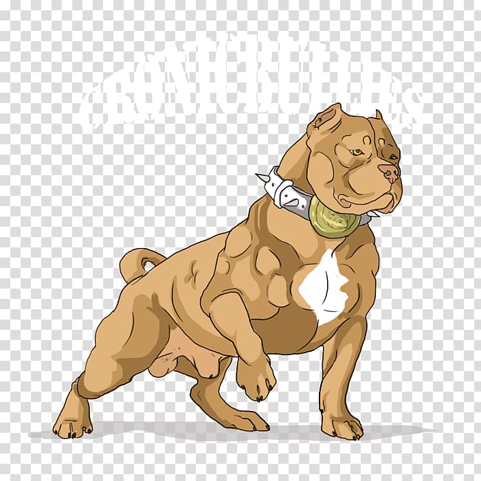 American Bully Dog breed Logo, design transparent background PNG clipart