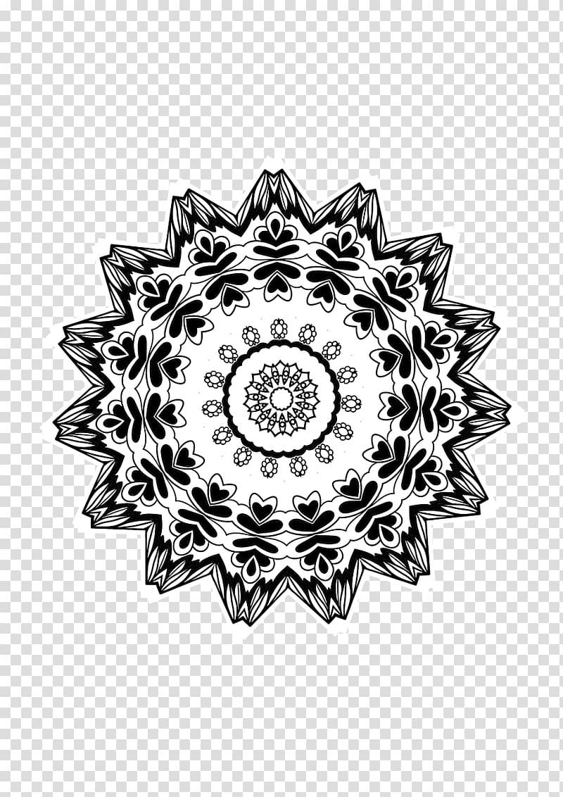 Drawing, indian mandala transparent background PNG clipart