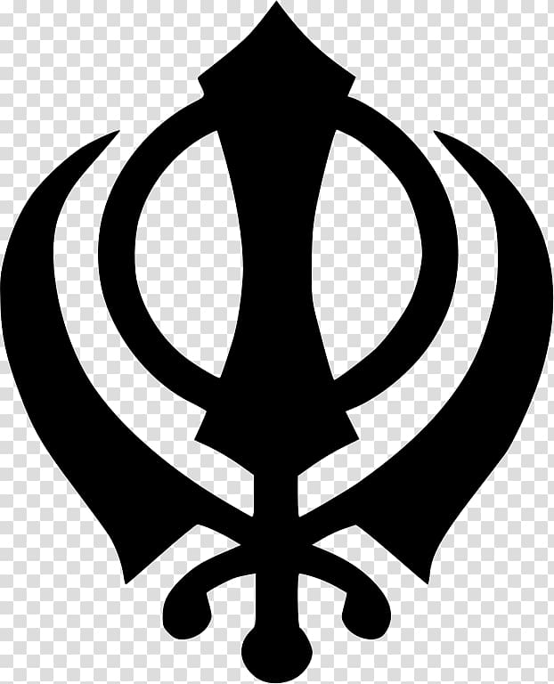 Khanda Sikhism Religion Symbol, Khanda transparent background PNG clipart