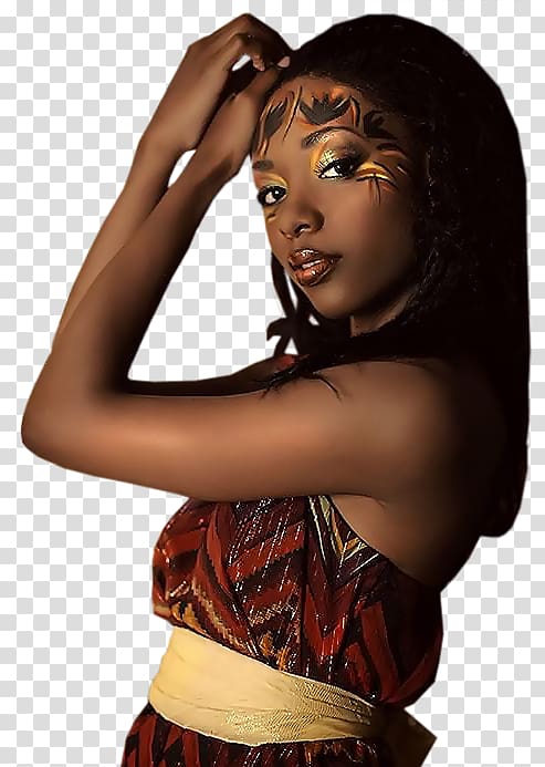 Blog Woman Bust, african woman transparent background PNG clipart