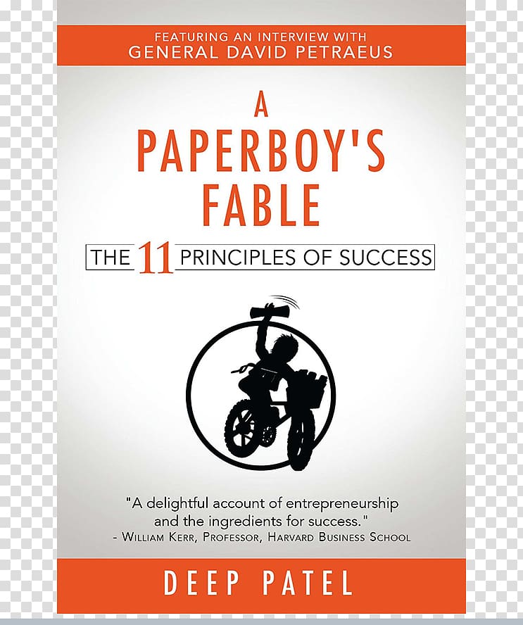 A Paperboy's Fable: The 11 Principles of Success Book Entrepreneur Author Do Cool Sh*t: Quit Your Day Job, Start Your Own Business, and Live Happily Ever After, book transparent background PNG clipart