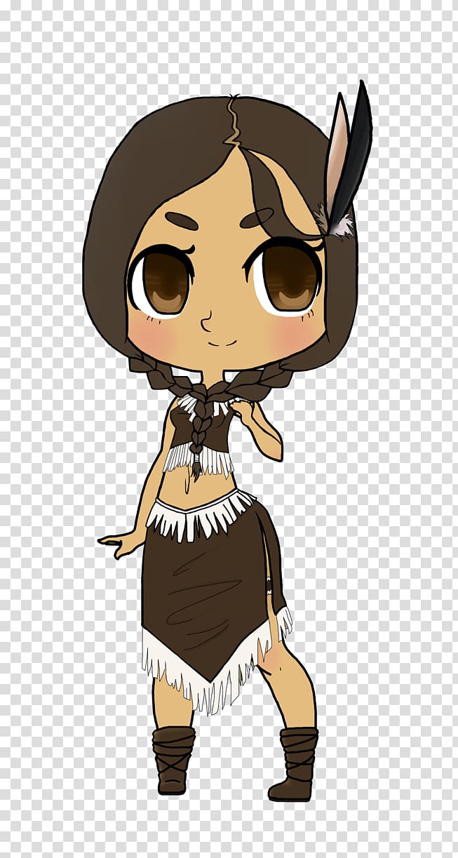 Chibi Drawing Art, indian girl transparent background PNG clipart