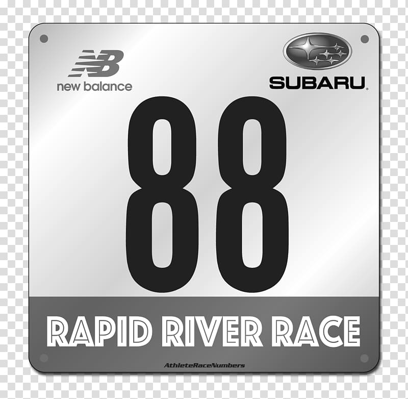 Subaru Vehicle License Plates Brand, marathon number transparent background PNG clipart