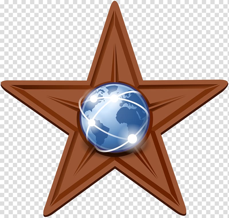 Wiki Barnstar, svg transparent background PNG clipart