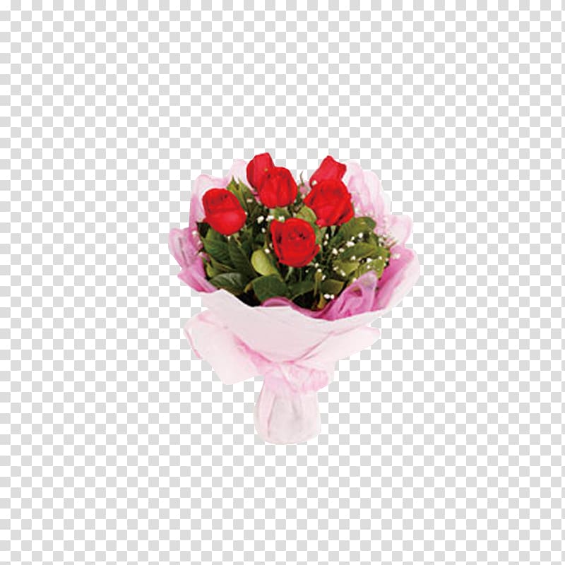 Flower bouquet Rose Diwali Gift, Red Bouquet transparent background PNG clipart