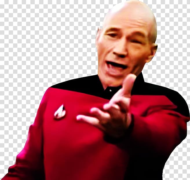 Jean-Luc Picard YouTube Star Trek Film Meme, youtube transparent background PNG clipart