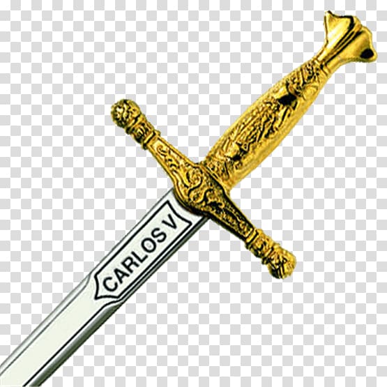 Sword Dagger Paper knife Gold Letter, Sword transparent background PNG clipart