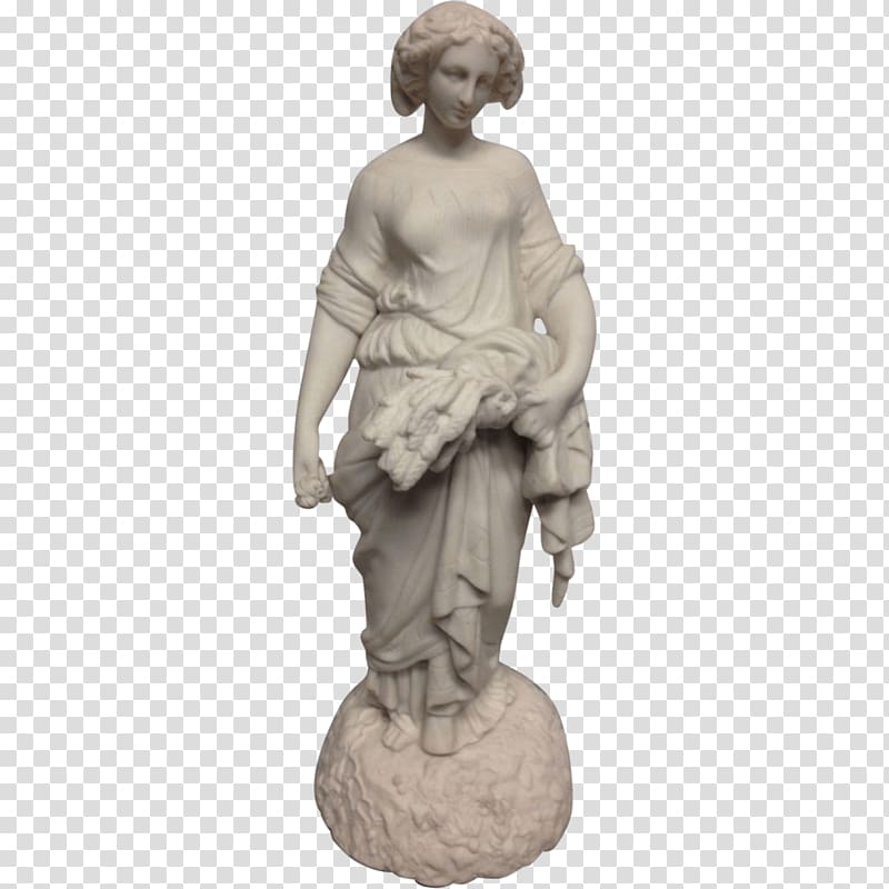 woman holding clothes statue, Greek Maiden Sculpture transparent background PNG clipart