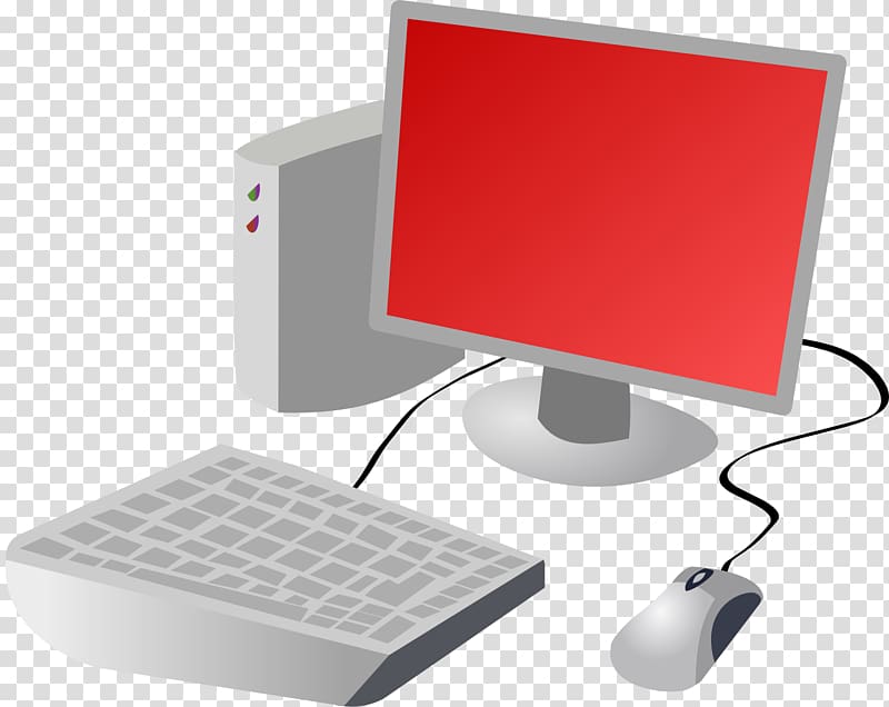 Computer mouse Computer keyboard Desktop Computers , Computer red suit transparent background PNG clipart