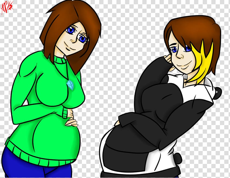 Mangaka Homo sapiens , pregnant woman transparent background PNG clipart