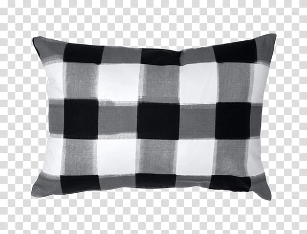 Throw Pillows Check Bed White, check pattern transparent background PNG clipart
