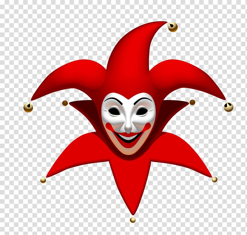 clown illustration, Joker Playing card , red clown transparent background P...