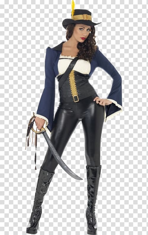 Costume party Clothing Halloween costume Piracy, woman transparent background PNG clipart