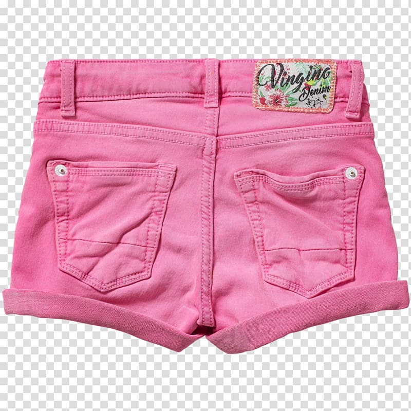 Bermuda shorts Pants Jeans Clothing, pink neon word transparent background PNG clipart