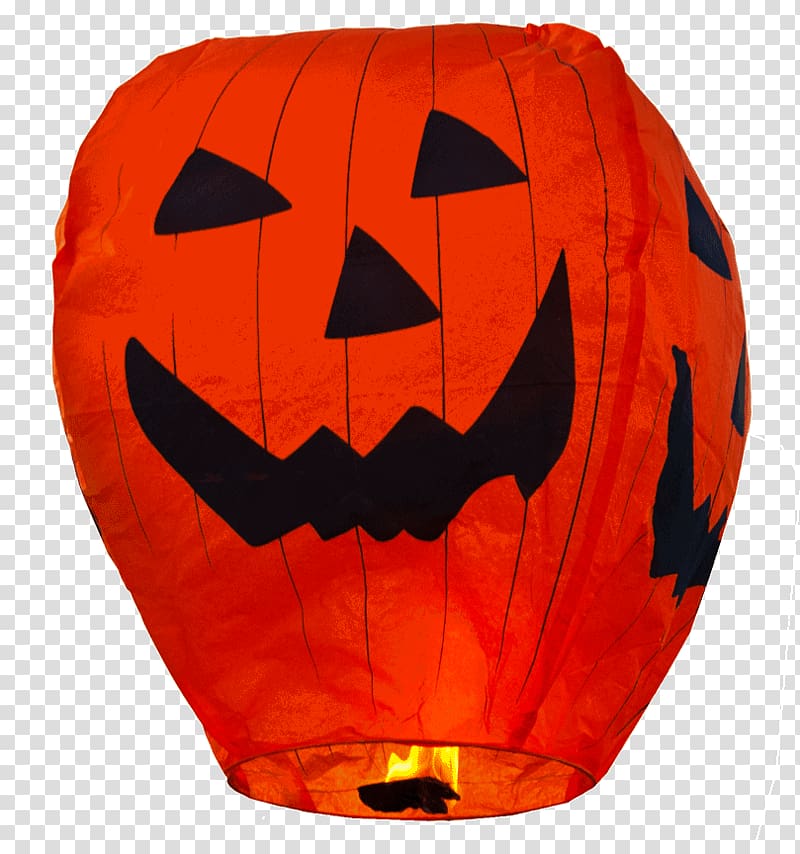 Jack-o'-lantern Sky lantern Paper lantern Hot air balloon, light transparent background PNG clipart