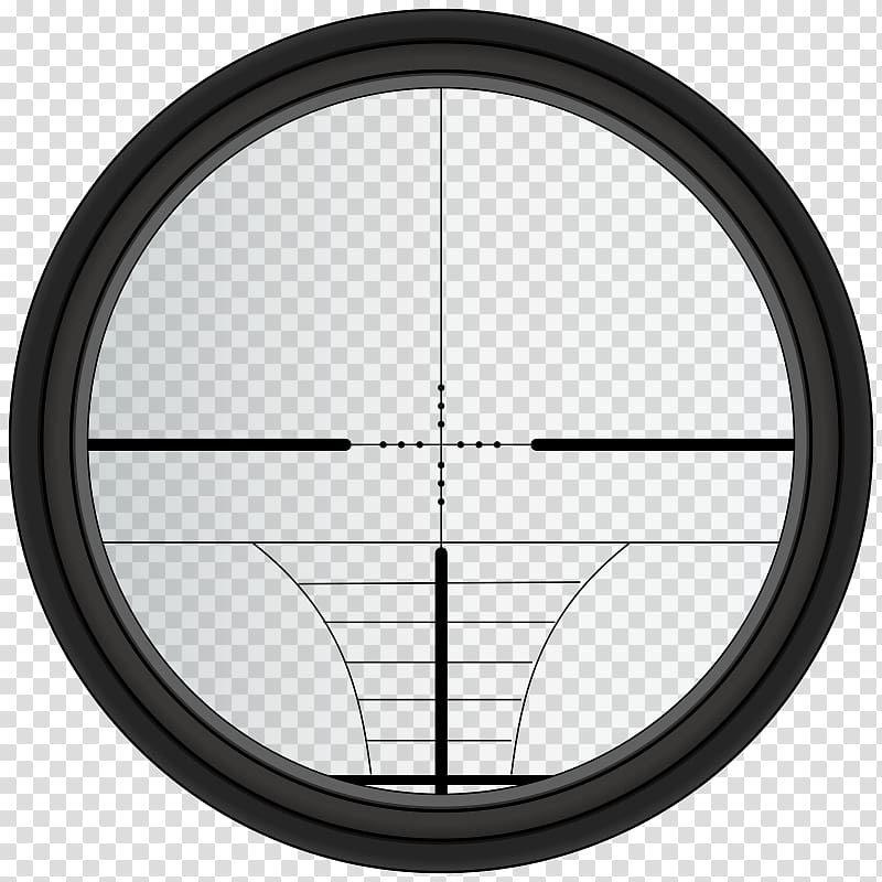 Telescopic sight Reticle , Blindfold transparent background PNG clipart