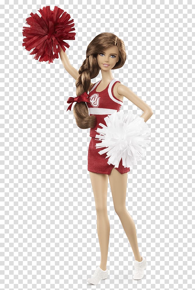 University of Alabama University of Oklahoma Barbie Doll Sooners, Cheerleader transparent background PNG clipart