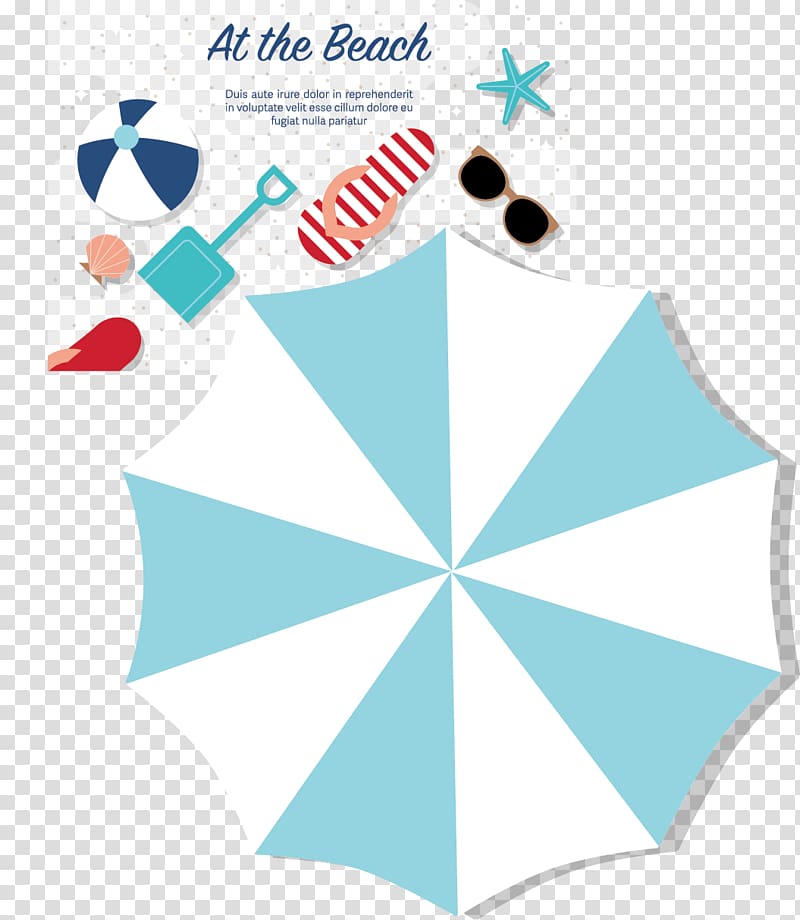 Euclidean Summer Illustration, parasol transparent background PNG clipart