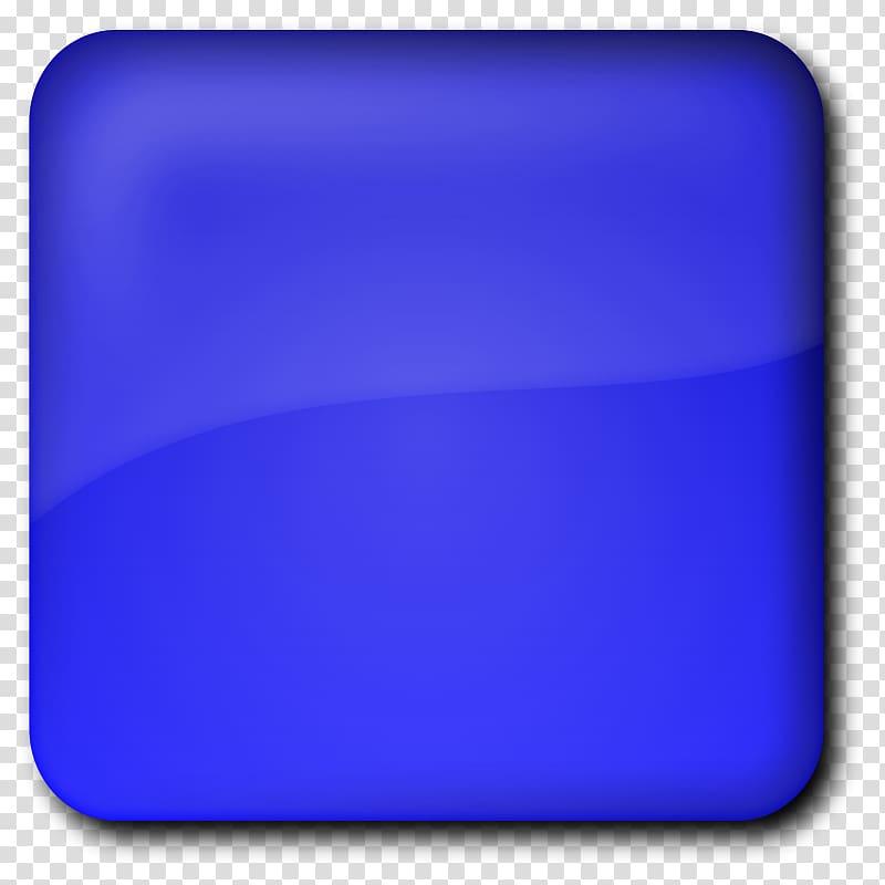 Button Computer Icons , Blue Square transparent background PNG clipart