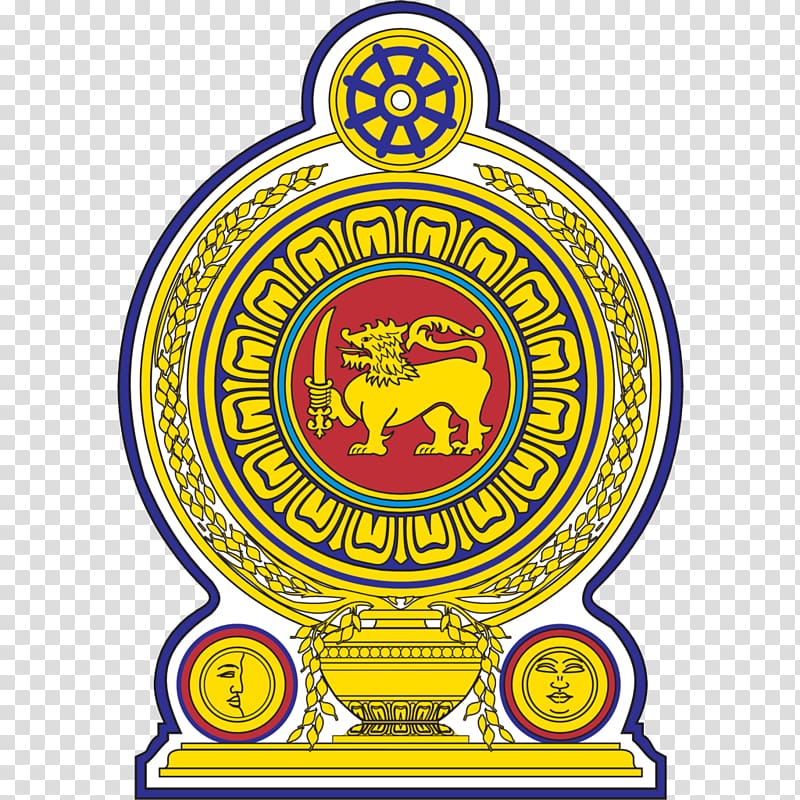 round yellow, blue, and red logo, Logo National Institute of Business Management Emblem of Sri Lanka Government of Sri Lanka Ocean University of Sri Lanka, government transparent background PNG clipart