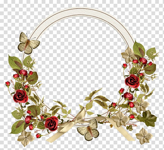 Wreath Garden roses Scrapbooking Floral design Flower, others transparent background PNG clipart