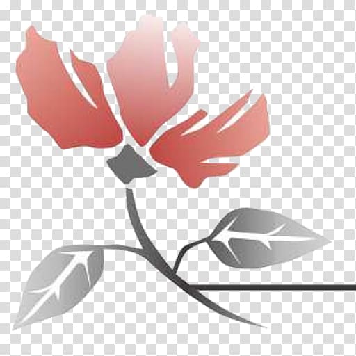 Rose family Petal Leaf , fitness logo transparent background PNG clipart