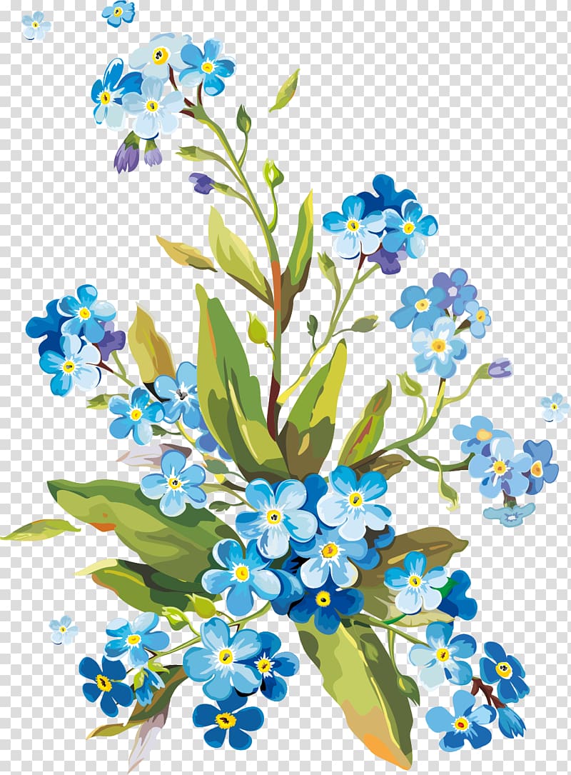 Flower Gouache Watercolor painting, Spring flower transparent background PNG clipart