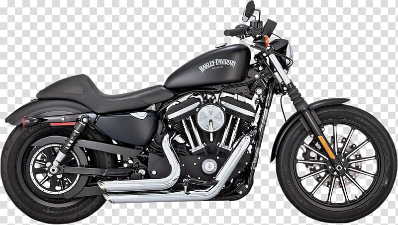 Exhaust system Harley-Davidson Sportster Motorcycle Car, Harley-davidson transparent background PNG clipart