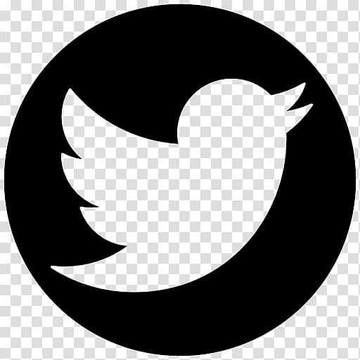 twitter logo black and white outline