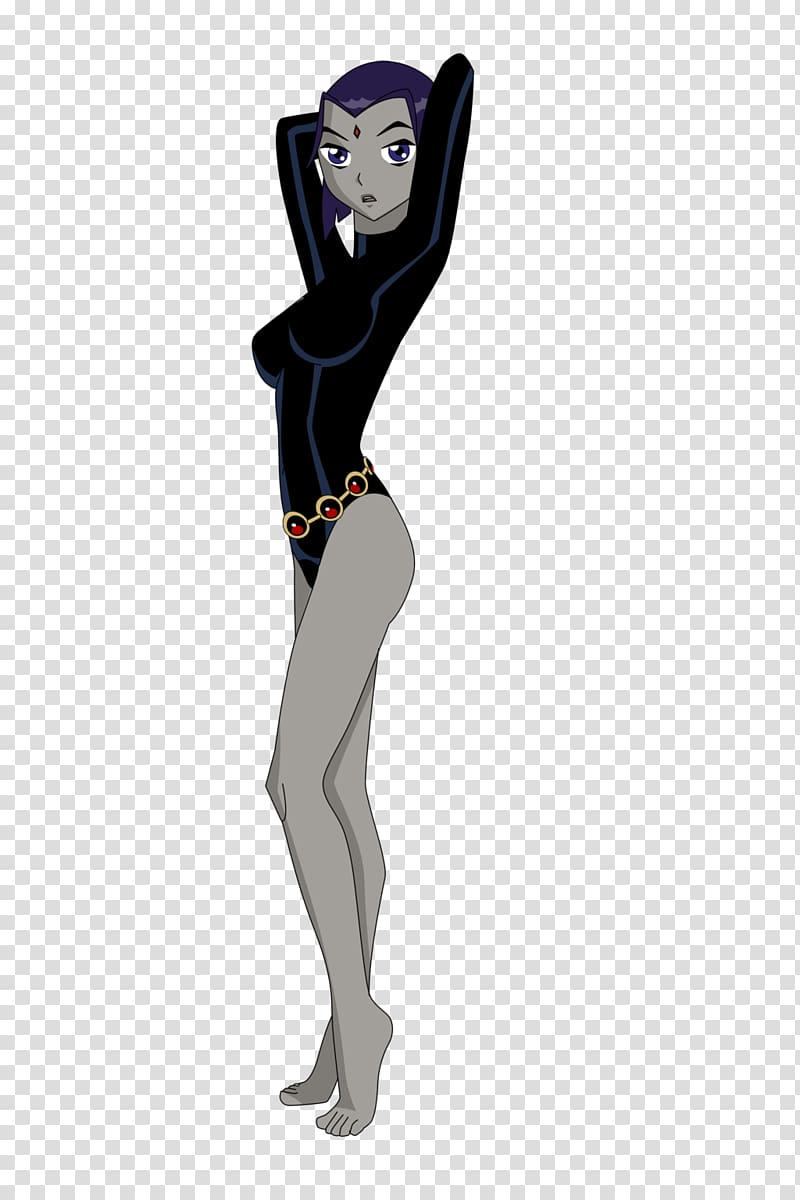Raven Beast Boy Starfire Teen Titans Drawing, raven transparent background PNG clipart
