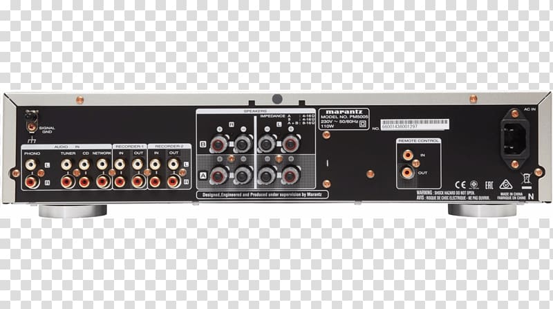 Audio power amplifier Integrated amplifier Marantz Loudspeaker, others transparent background PNG clipart