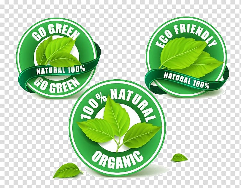 round natural product label transparent background PNG clipart