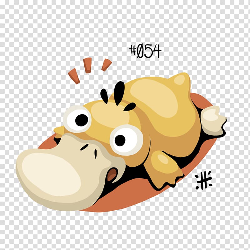 Psyduck Fan art Pokémon, pokemon transparent background PNG clipart