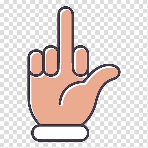 Middle finger Hand Index finger, hand transparent background PNG clipart