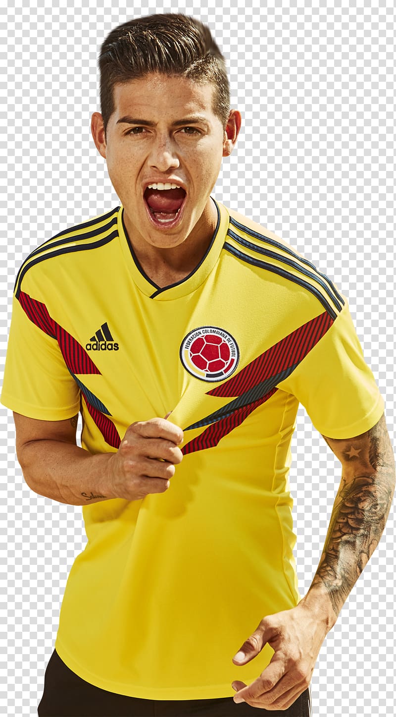James Rodríguez 2018 World Cup Colombia national football team Jersey 2018 FIFA World Cup qualification, James Rodriguez Colombia transparent background PNG clipart