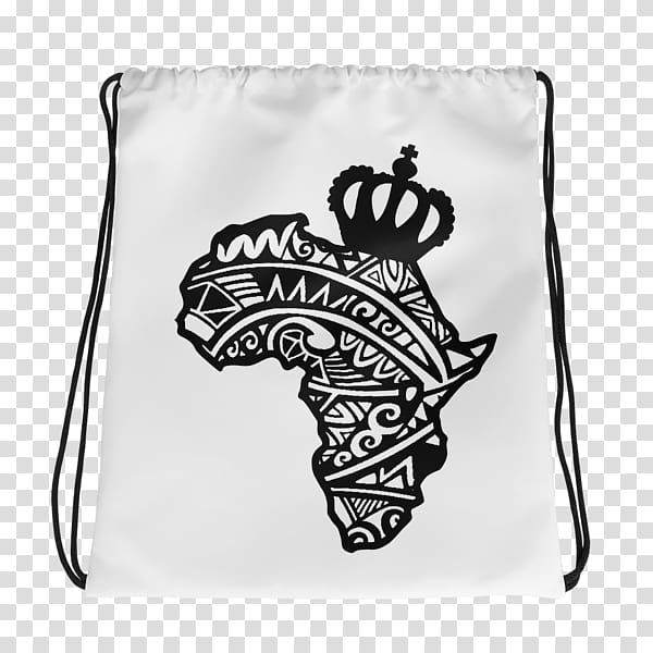 Visual arts Africa Work of art Brand, Drawstring bag transparent background PNG clipart