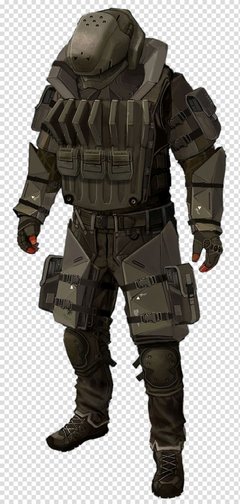 Deus Ex: Human Revolution Concept art Character, swat transparent background PNG clipart