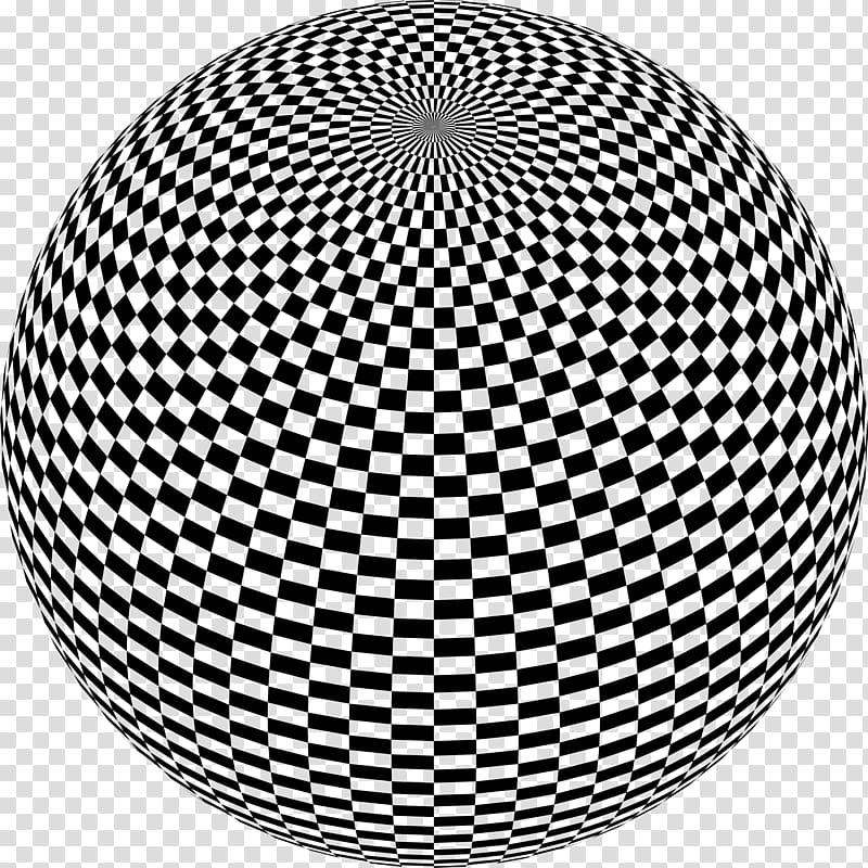 Chessboard Checkerboard , sphere transparent background PNG clipart