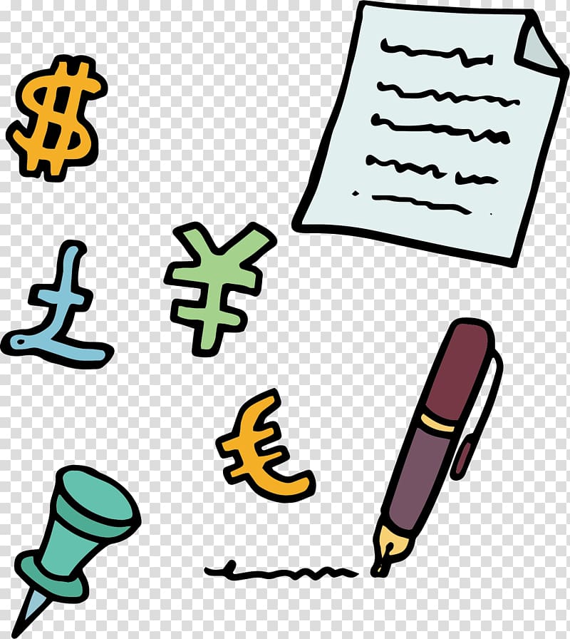 Contract Vecteur Computer file, Sign the pen of the contract transparent background PNG clipart