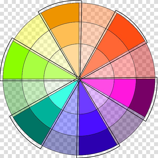 Color wheel Tertiary color Secondary color Tints and shades, warm color transparent background PNG clipart