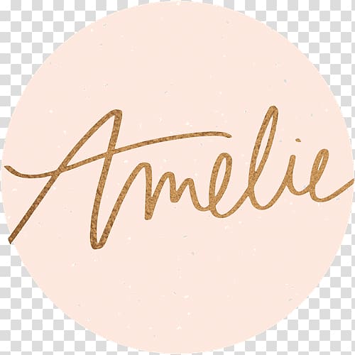 Logo Circle Font, Amelie transparent background PNG clipart