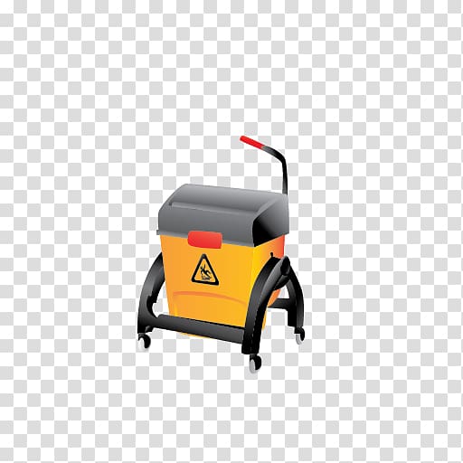 Mop Janitor Cleaning , container transparent background PNG clipart