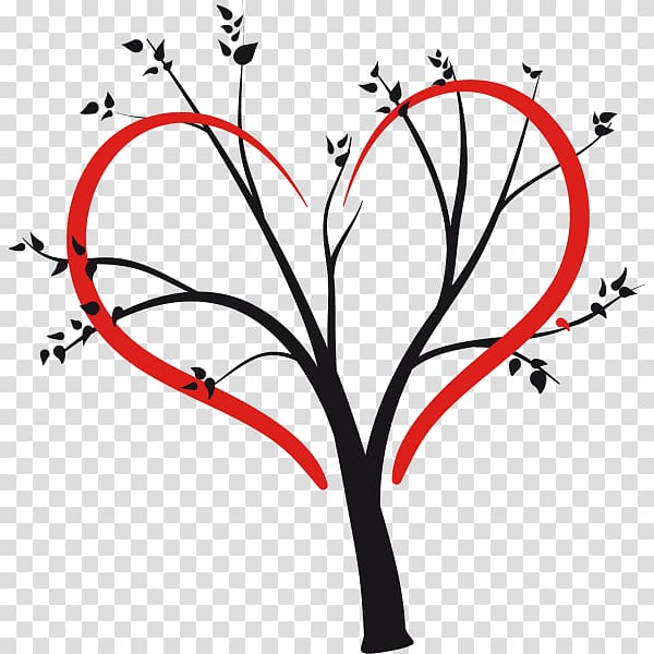 Love Valentine\'s Day Tree , albero della vita transparent background PNG clipart