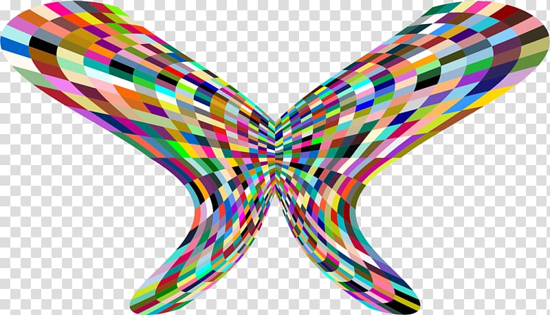 Butterfly Geometry Geometric mean , wings transparent background PNG clipart