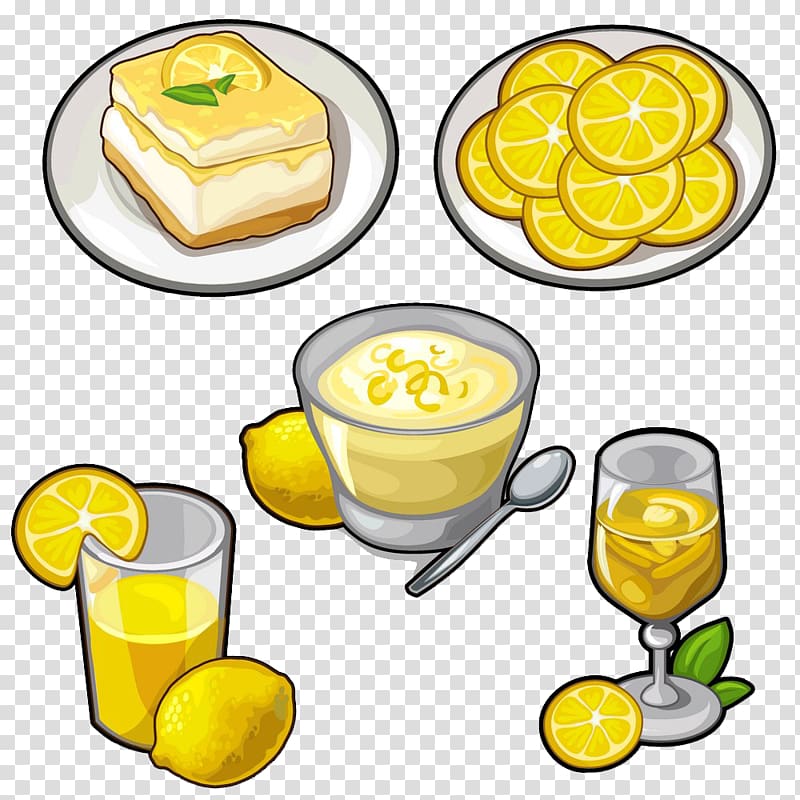 Cocktail Fruit Lemon Illustration, Cartoon Lemon Food transparent background PNG clipart