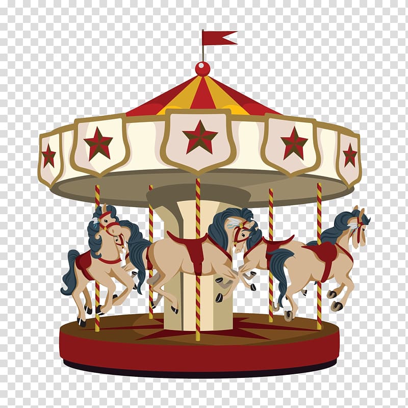 Carousel Interactive whiteboard Information Television, merry go round transparent background PNG clipart