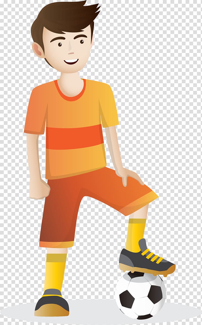 Football player Athlete, cartoon football player transparent background PNG clipart